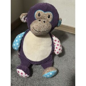 Cubbies Purple Monkey "Huggles" Plush Stuffed Animal Toy